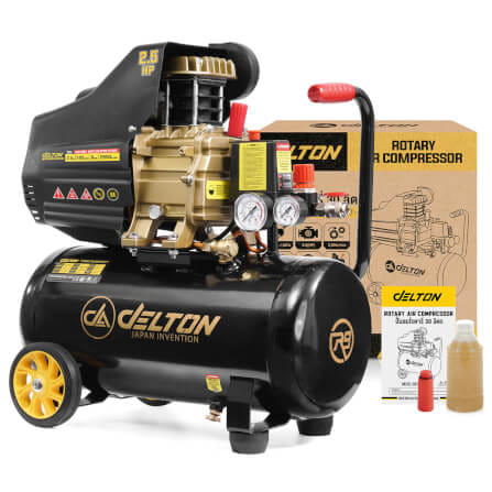 ปั๊มลมโรตารี่ DELTON รุ่น DRT-30L-R 30 ลิตร 2.5 แรงม้า_7